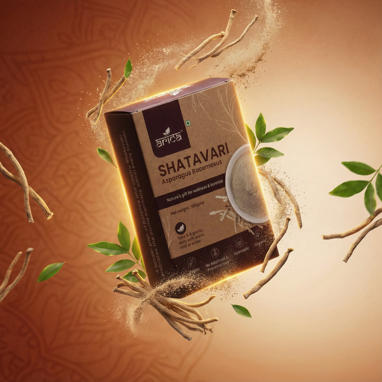 Premium Shatavari Powder (Asparagus Racemosus) β Pure Ayurvedic Herbal Supplement β Supports Hormonal Balance, Digestive Health (100g)