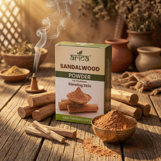 Premium & Pure Sandalwood Powder – Natural Chandan for Skin, Aromatherapy, Ritual & Wellness – Chemical-Free & Finely Milled (100g)