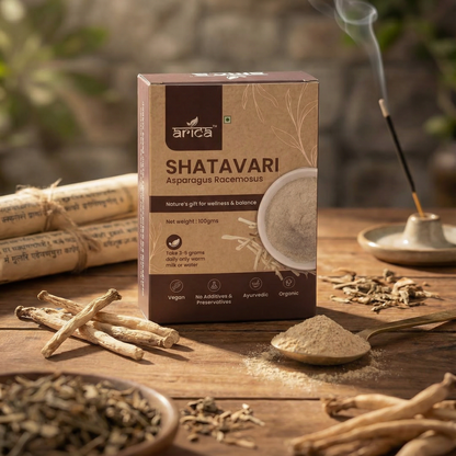 Premium Shatavari Powder (Asparagus Racemosus) – Pure Ayurvedic Herbal Supplement – Supports Hormonal Balance, Digestive Health (100g)